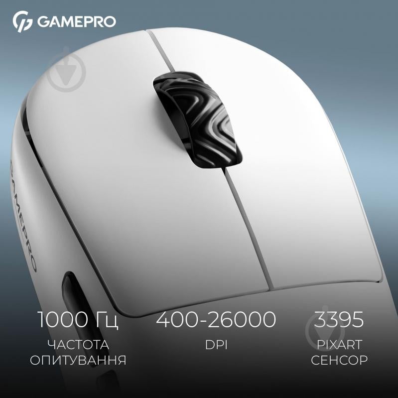 Мышка беспроводная GamePro Asgard Loki white (GM022W) - фото 11 Мышка беспроводная GamePro Asgard Loki white (GM022W) - фото 11