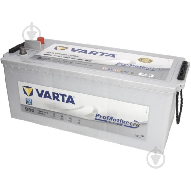 Акумулятор автомобільний Varta Promotive EFB 190Ah 1050A 12V PM690500105EFB «+» ліворуч (PM690500105EFB) - фото 1