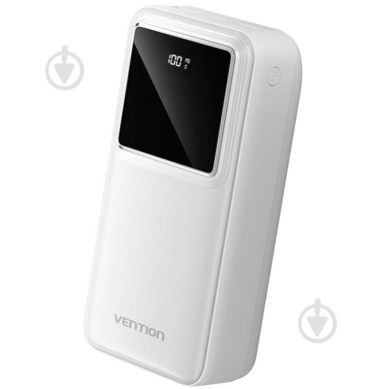 Повербанк Vention 30000 mAh white (FHMW0) - фото 1 Повербанк Vention 30000 mAh white (FHMW0) - фото 1