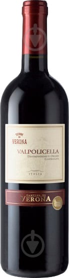 Вино Cantina di Verona Terre di Verona Valpolicella червоне сухе 0,75 л - фото 1