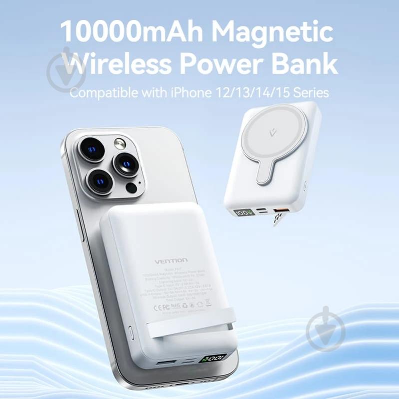Повербанк Vention 10000 mAh black (FHTB0) - фото 3