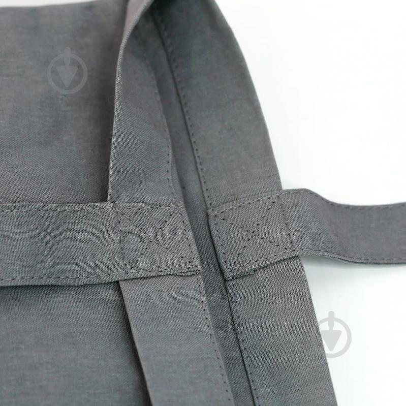 Экосумка 37x41 см серая EcoCarry - фото 4