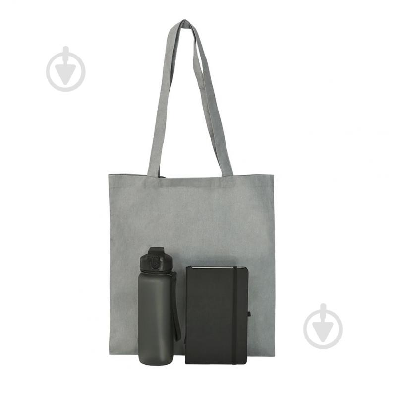 Экосумка 37x41 см серая EcoCarry - фото 5