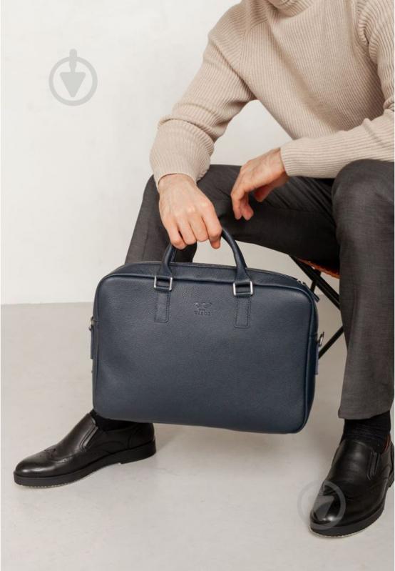 Сумка для ноутбука Wings Briefcase 2 синій TW-Briefcase-2-blue-flo - фото 2