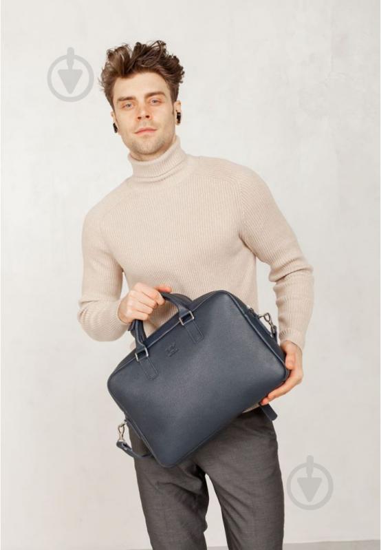 Сумка для ноутбука Wings Briefcase 2 синій TW-Briefcase-2-blue-flo - фото 4