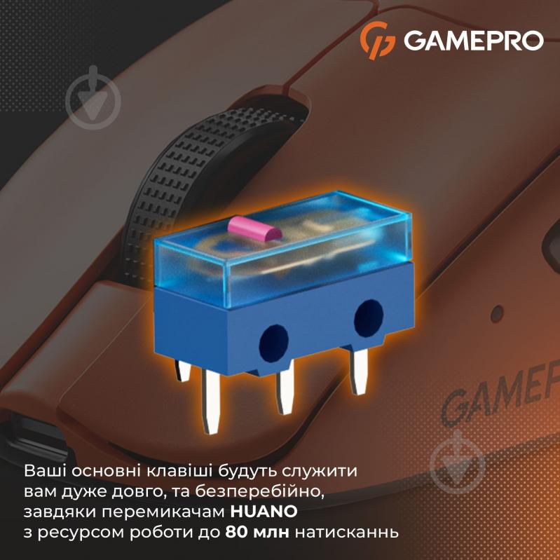 Мышка беспроводная GamePro Genesis Avenger white (GM096O) - фото 10 Мышка беспроводная GamePro Genesis Avenger white (GM096O) - фото 10