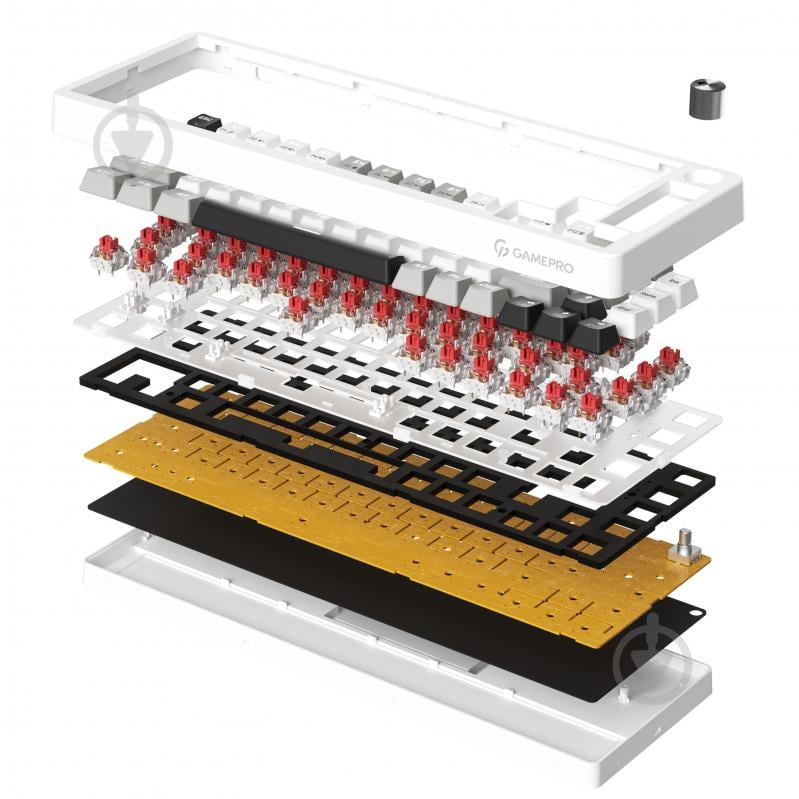 Клавиатура игровая GamePro MK116 (MK116) Genesis Silverlight white - фото 2
