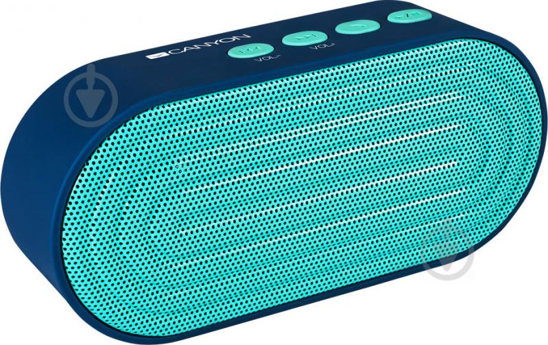 Портативная колонка Canyon Portable Bluetooth Speaker 1.0 blue (CNS-CBTSP3) - фото 1