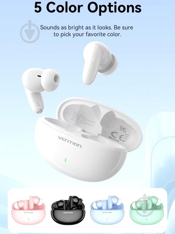 Гарнитура Vention Elf Earbuds E01 black (NBFB0) - фото 4