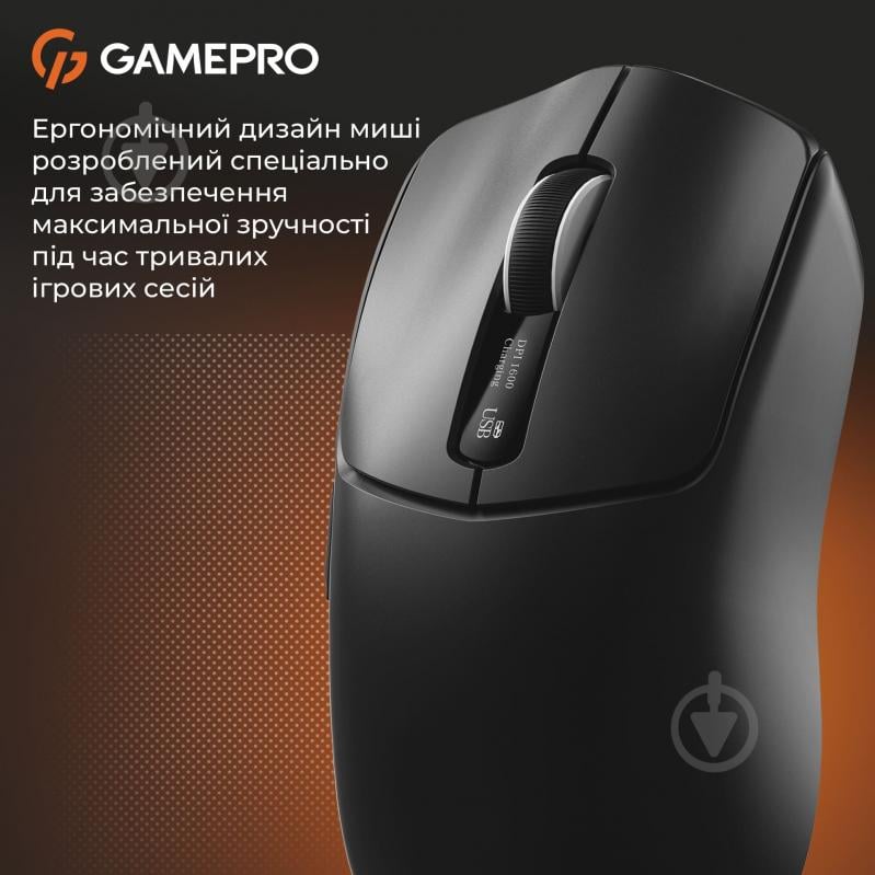 Мишка бездротова GamePro Genesis Ranker black (GM012B) - фото 14