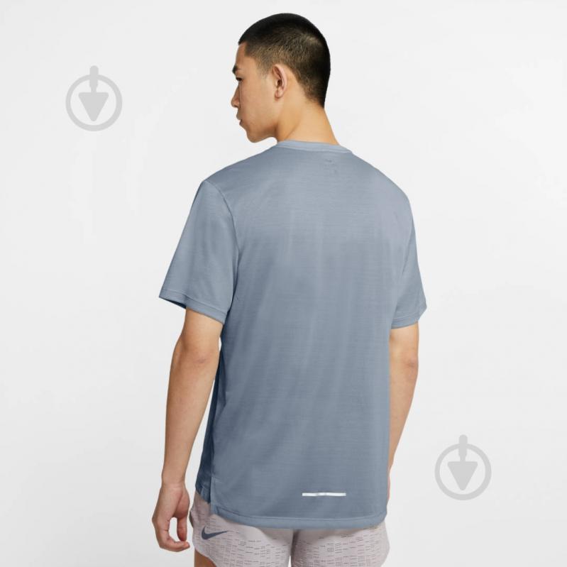 Футболка Nike M NK MILER SS WILD RUN GX PO CJ5403-464 р.2XL серый - фото 5