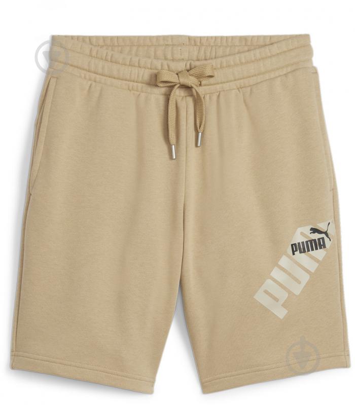 Шорты Puma POWER GRAPHIC SHORTS 9'' TR 67896583 р. XL бежевый - фото 1