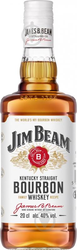 Виски Jim Beam White 4 года выдержки 0,2 л - фото 1