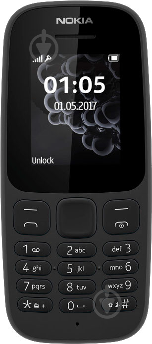 Мобильный телефон Nokia 105 SS New black - фото 1