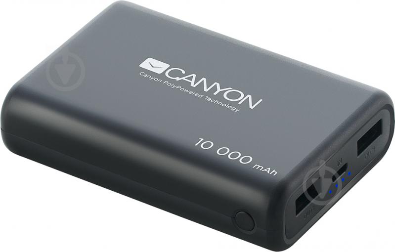 Повербанк Canyon 10000 mAh black (CNS-CPBP10B) - фото 2