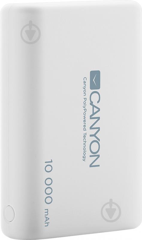 Повербанк Canyon 10000 mAh white (CNS-CPBP10W) - фото 1