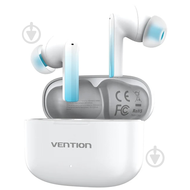 Гарнитура Vention Elf Earbuds E04 white (NBIW0) - фото 1 Гарнитура Vention Elf Earbuds E04 white (NBIW0) - фото 1