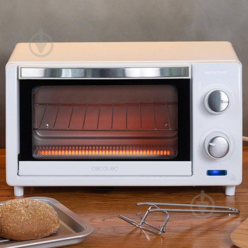 Піч CECOTEC Mini oven Bake&Toast 1000 White (CCTC-02225) - фото 3
