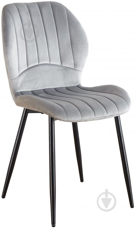 Стул Fly FS-21 Light Grey-39 светло-серый / черный - фото 1 Стул Fly FS-21 Light Grey-39 светло-серый / черный - фото 1
