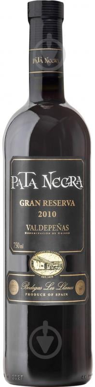 Вино Pata Negra DO Valdepenas Gran Reserva червоне сухе 0,75 л - фото 1