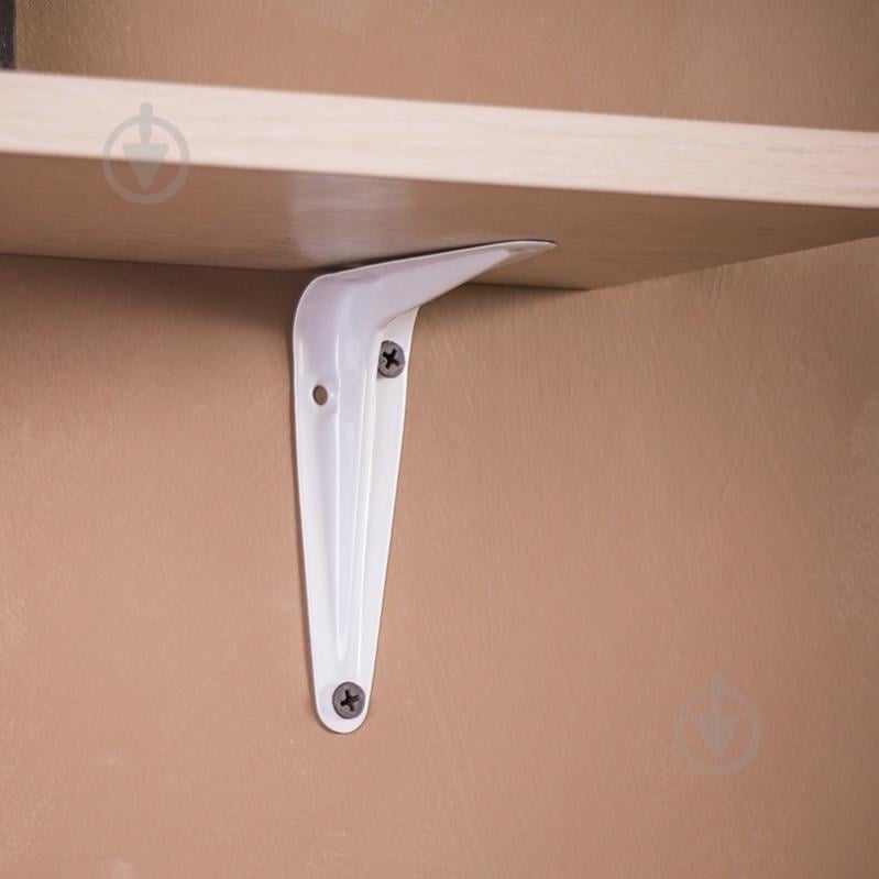 Кронштейн Larvij L77000WH практичний 75 х100 мм білий - фото 5