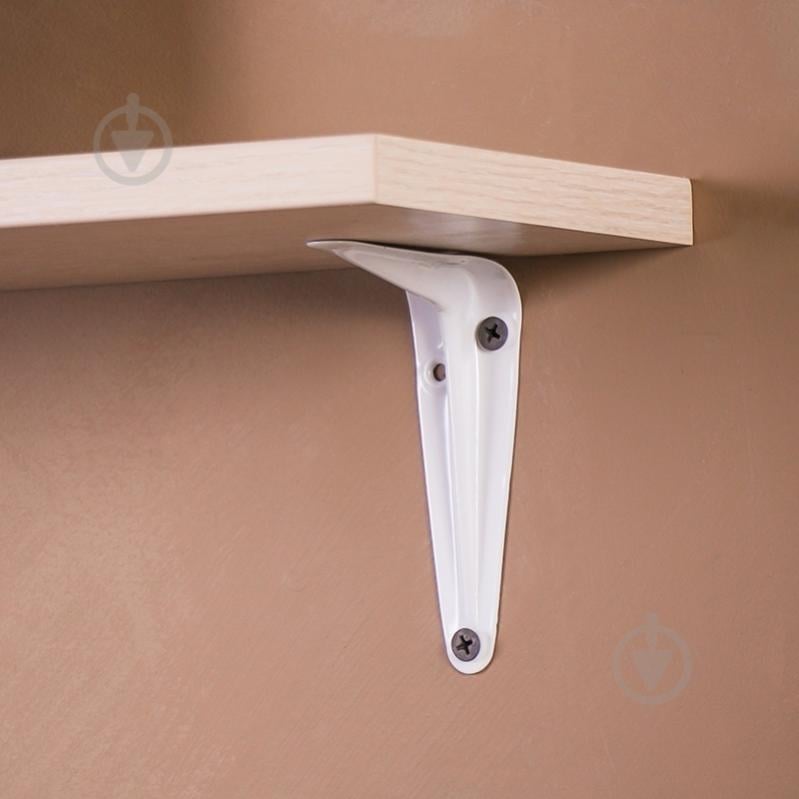 Кронштейн Larvij L77000WH практичний 75 х100 мм білий - фото 6