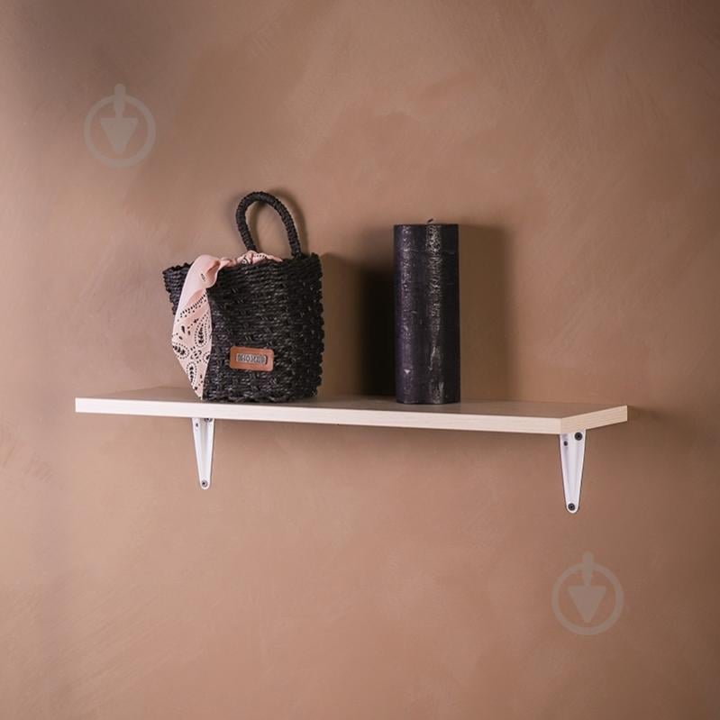 Кронштейн Larvij L77000WH практичний 75 х100 мм білий - фото 4