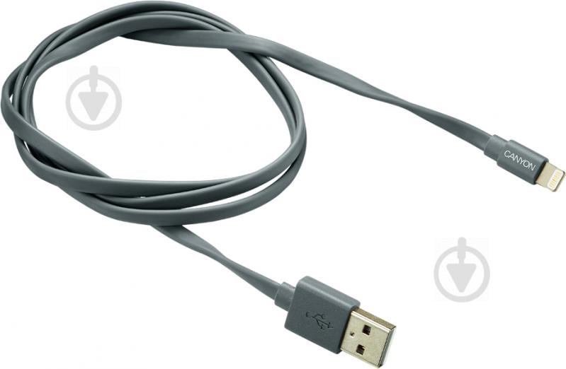 Кабель Canyon USB – microUSB 0,96 м сірий (CNS-MFIC2DG) - фото 1