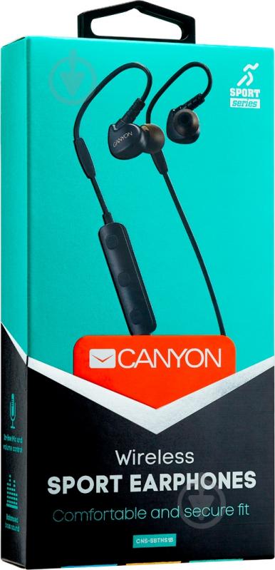 Наушники Canyon CNS-SBTHS1B black - фото 5