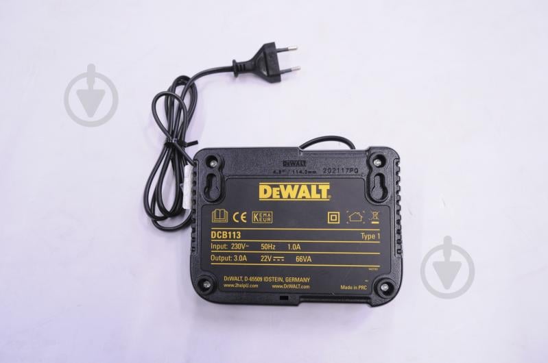 Зарядний пристрій DeWalt 10,812,014,418,054,0V 3,0Ah DCB113 - фото 3