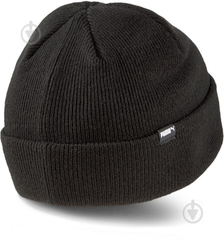 Шапка Puma PUMA CLASSIC CUFF BEANIE JR 02346201 р.one size черный - фото 2