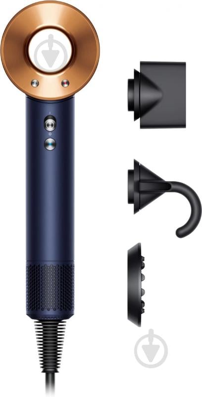 Фен Dyson HD07 Supersonic Straight+Wavy Prussian Blue / Rich Copper - фото 1