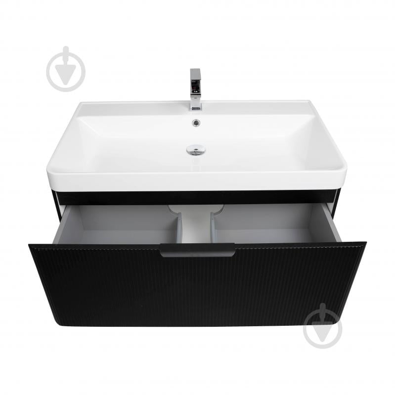 Тумба підвісна Aqua Rodos Frost Black з умивальником Deep 90 см (АР000127942) - фото 4 Тумба підвісна Aqua Rodos Frost Black з умивальником Deep 90 см (АР000127942) - фото 4
