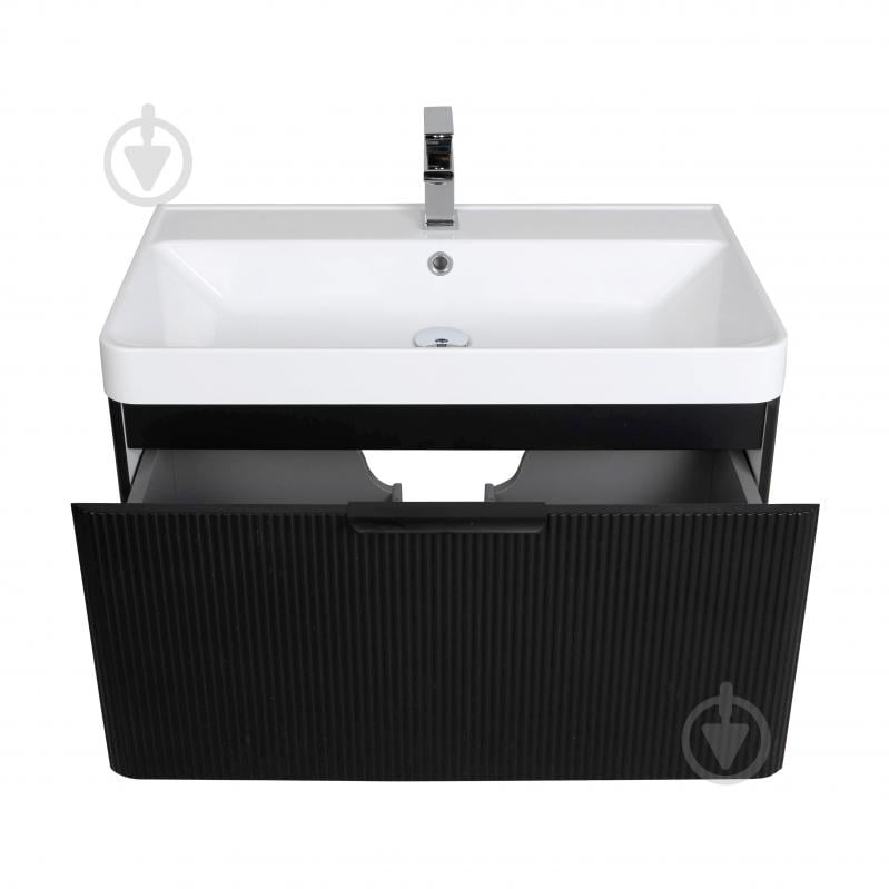 Тумба підвісна Aqua Rodos Frost Black з умивальником Deep 75 см (АР000127940) - фото 4 Тумба підвісна Aqua Rodos Frost Black з умивальником Deep 75 см (АР000127940) - фото 4