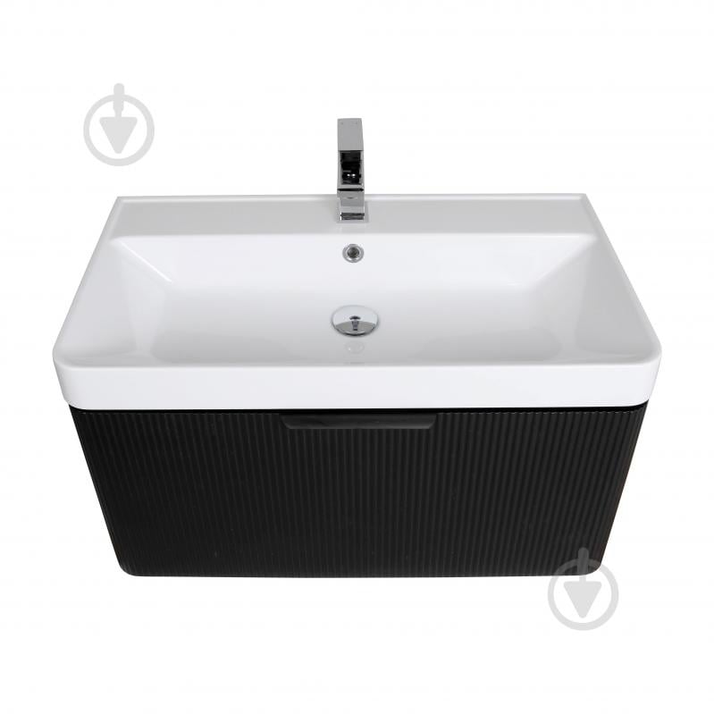Тумба підвісна Aqua Rodos Frost Black з умивальником Deep 75 см (АР000127940) - фото 3 Тумба підвісна Aqua Rodos Frost Black з умивальником Deep 75 см (АР000127940) - фото 3