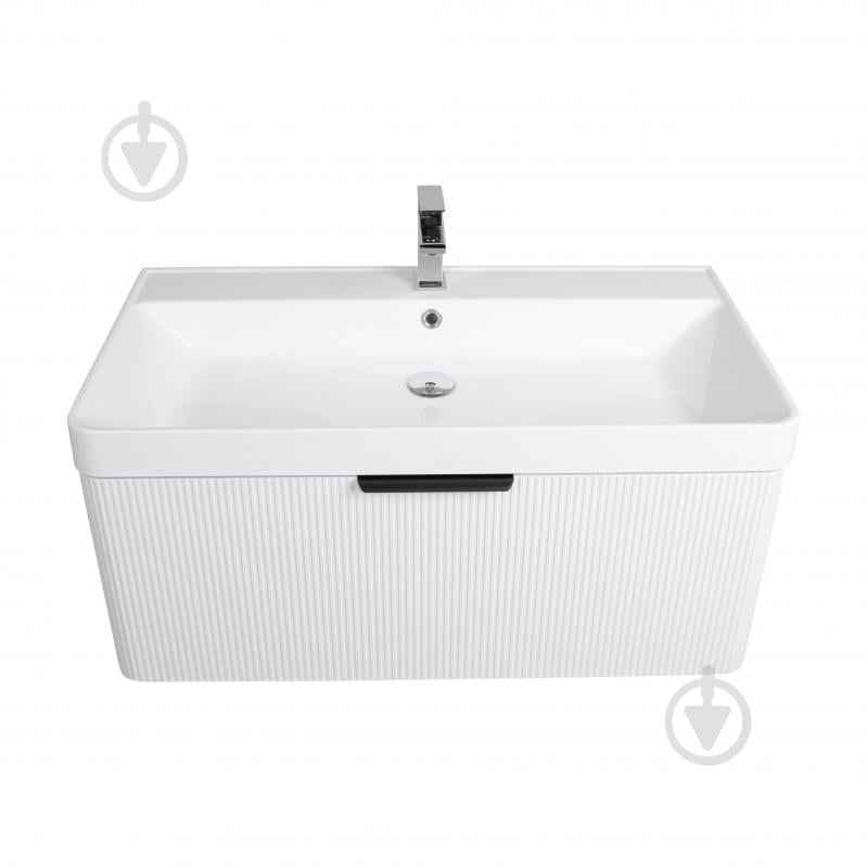 Тумба підвісна Aqua Rodos Frost White з умивальником Deep 90 см (АР000127943) - фото 2 Тумба підвісна Aqua Rodos Frost White з умивальником Deep 90 см (АР000127943) - фото 2