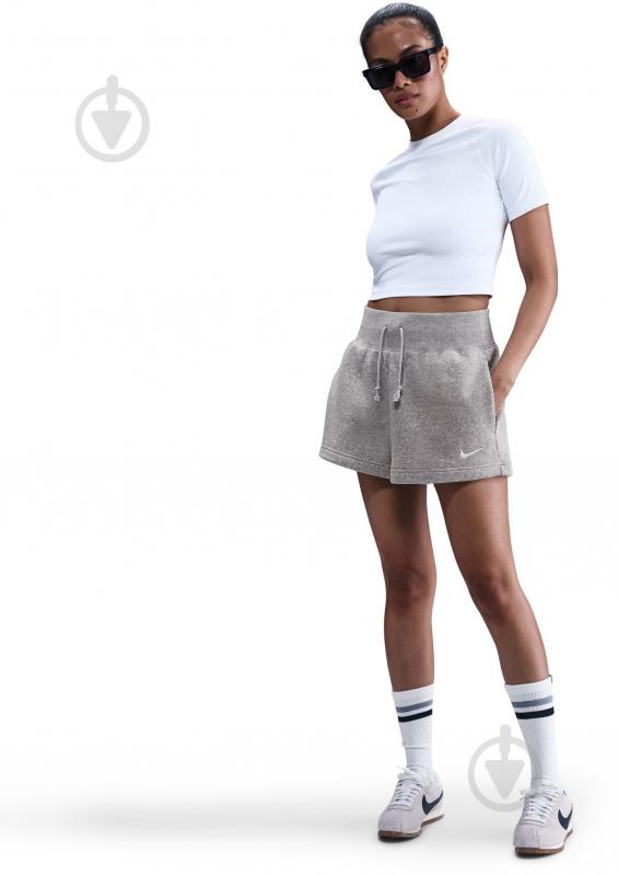 Шорты Nike W NSW PHNX FLC HR SHORT FD1409-063 р. L серый - фото 2 Шорты Nike W NSW PHNX FLC HR SHORT FD1409-063 р. L серый - фото 2