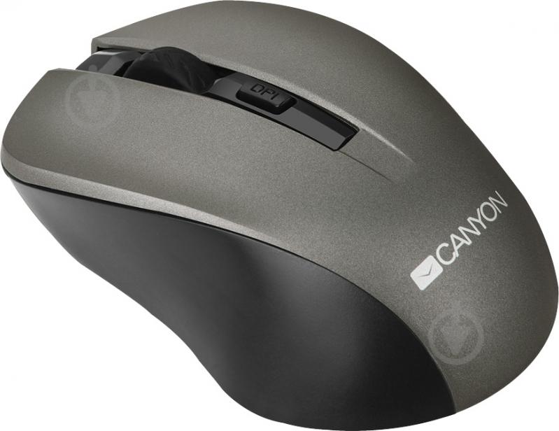 Мышь Canyon CNE-CMSW1G black/grey - фото 2