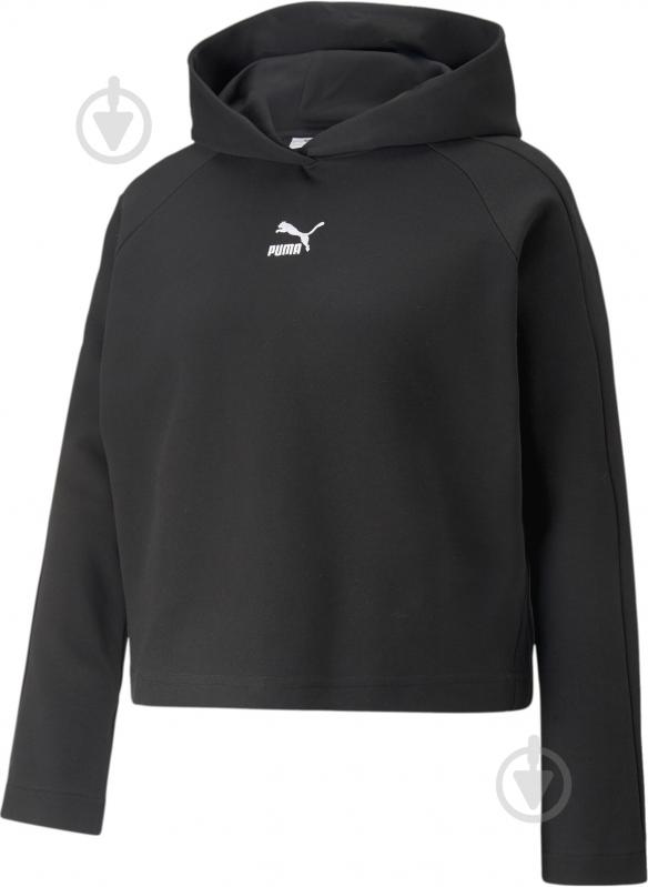 Джемпер Puma T7 HOODIE DK 53826701 р.S черный - фото 1