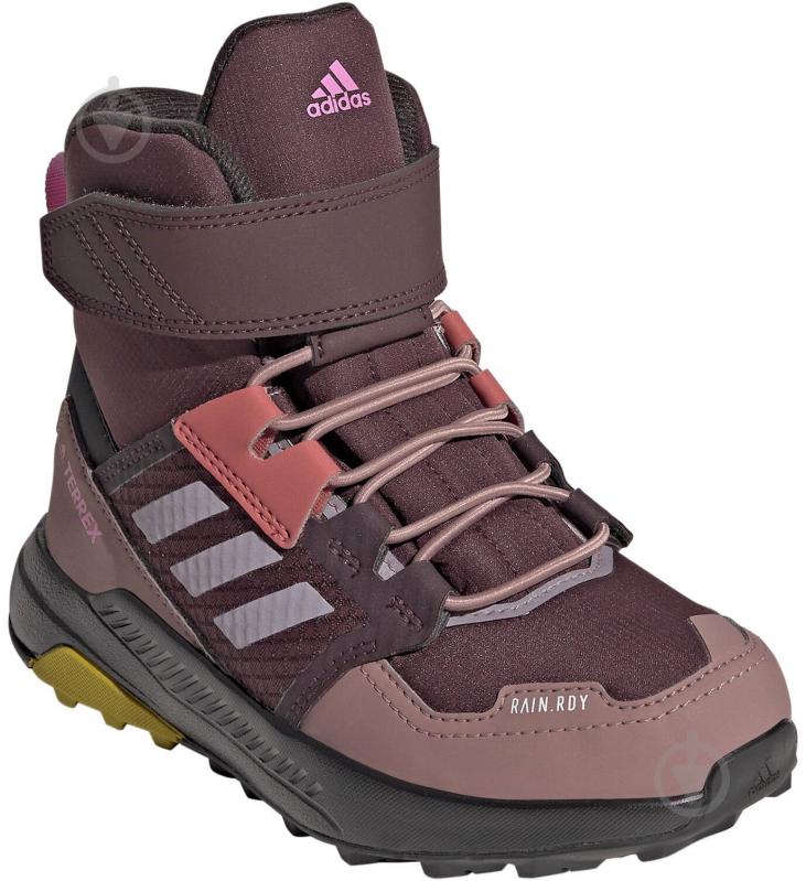 Ботинки Adidas Terrex Trailmaker High COLD.RDY GZ1173 р.33,5 бордовый - фото 5