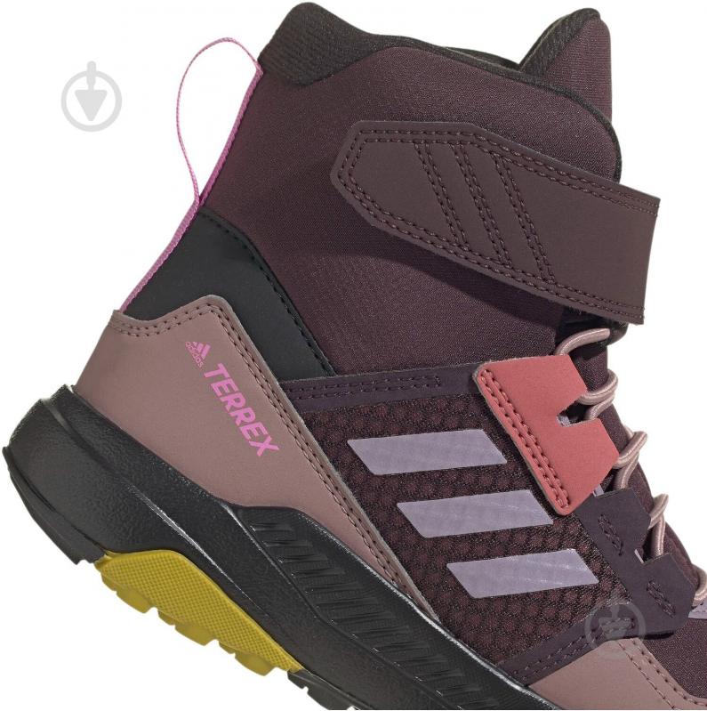 Ботинки Adidas Terrex Trailmaker High COLD.RDY GZ1173 р.33,5 бордовый - фото 4