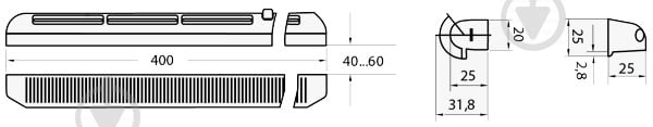 Проветриватель оконный Вентс ПО 400 - фото 3