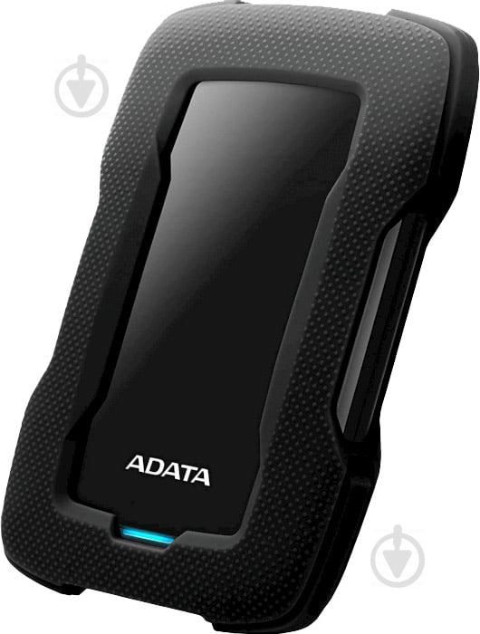 Зовнішній жорсткий диск ADATA 1 ТБ 2,5" USB 3.1 (AHD330-1TU31-CBK) black - фото 1