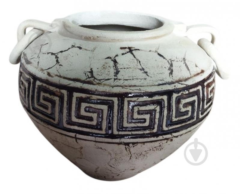 Вазон шамот Фора круглый Наша Кераміка - фото 1 Вазон шамот Фора круглый Наша Кераміка - фото 1