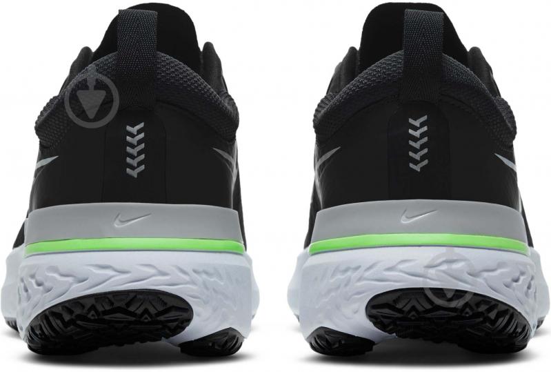 Кроссовки мужские весенние Nike REACT MILER SHIELD CQ7888-003 р.43 черные - фото 3