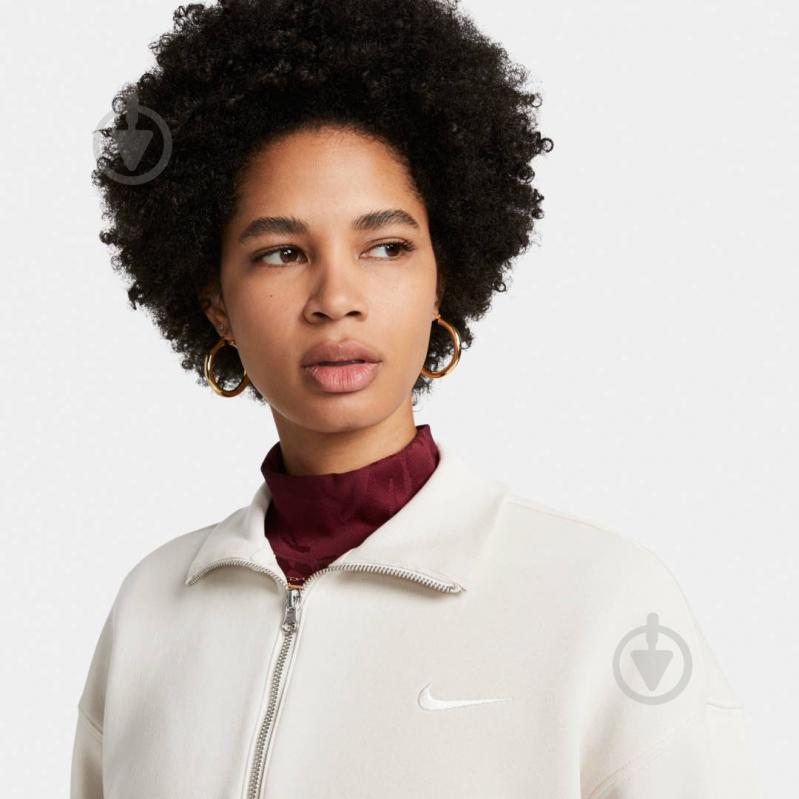 Джемпер Nike W NSW PHNX FLC QZ CROP DQ5767-104 р.2XL бежевий - фото 3