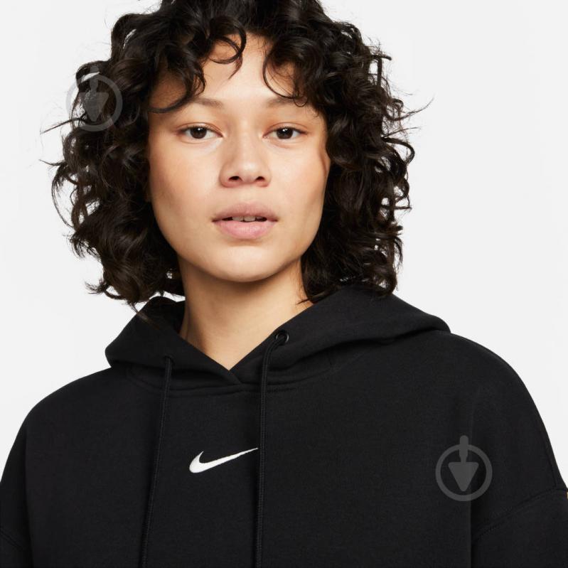 Джемпер Nike W NSW PHNX FLC OS PO HOODIE DQ5860-010 р.2XL-S чорний - фото 3