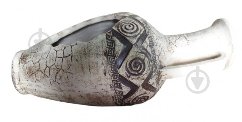 Вазон декоративный шамот Рима Б фигурный Наша Кераміка - фото 1 Вазон декоративный шамот Рима Б фигурный Наша Кераміка - фото 1