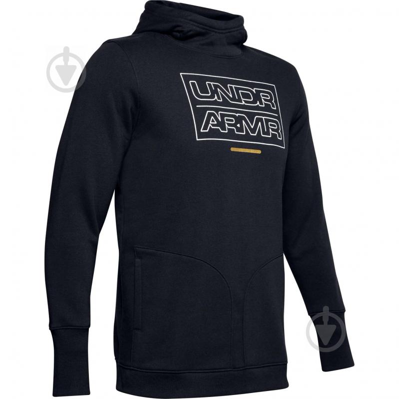 Джемпер Under Armour UA BASELINE FLEECE PO HOOD 1343007-002 р. S черный - фото 1