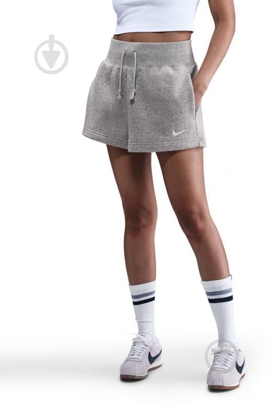 Шорты Nike W NSW PHNX FLC HR SHORT FD1409-063 р. M серый - фото 1 Шорты Nike W NSW PHNX FLC HR SHORT FD1409-063 р. M серый - фото 1